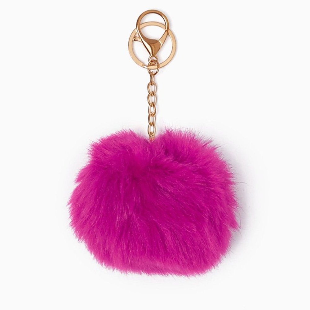 Fuchsia Fur Charm